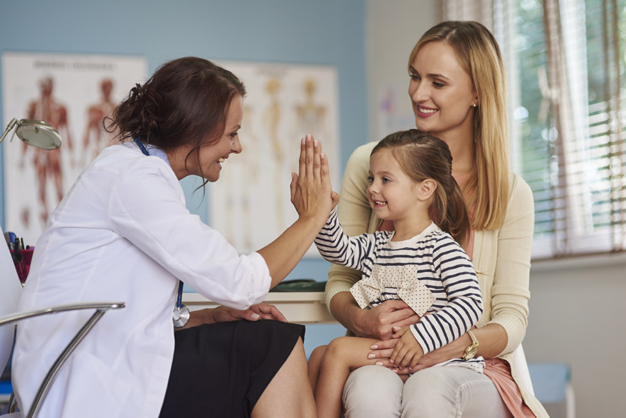 Utah Pediatrician with Child